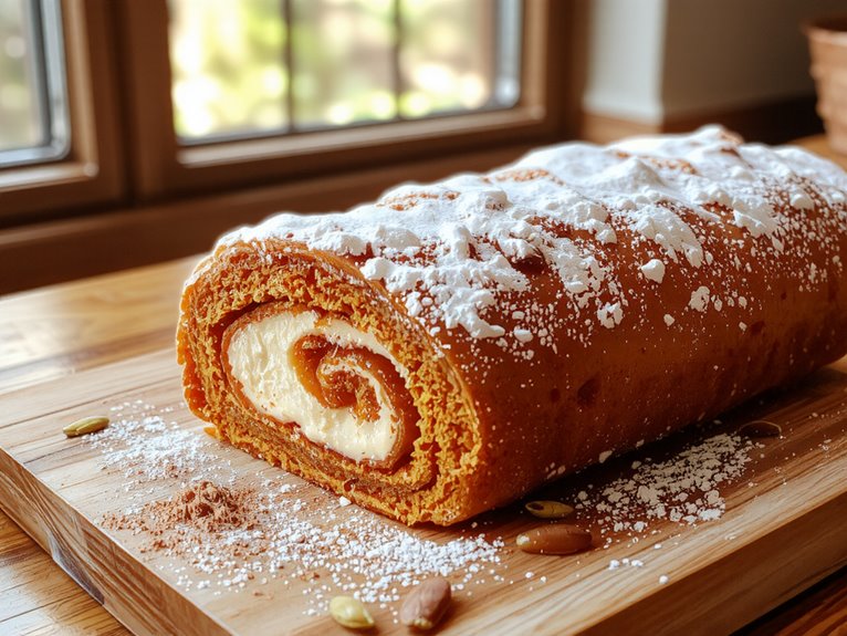 autumn inspired pumpkin dessert