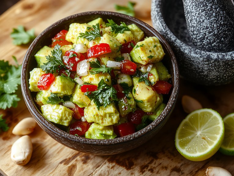 avocado lime cilantro dip
