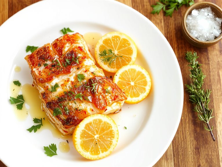 baked herb mahi mahi