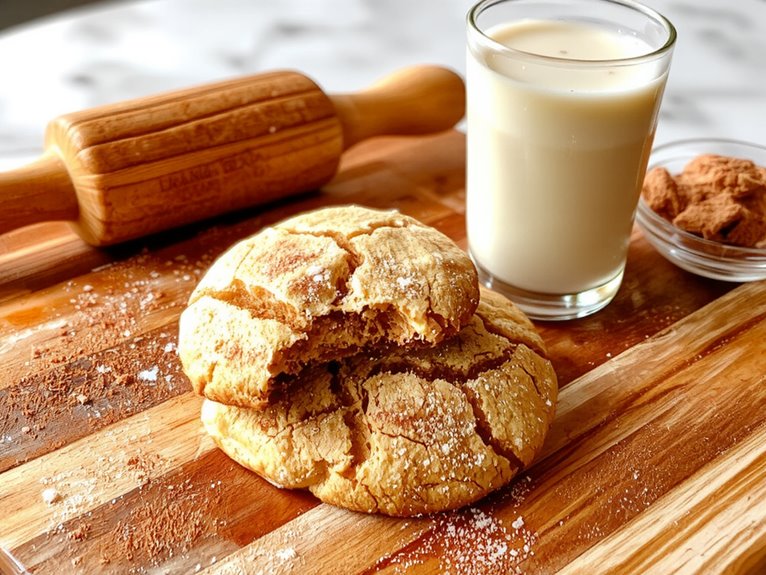 buttery cinnamon sugar cookies