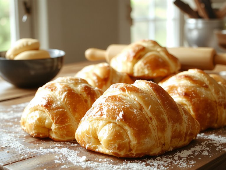 buttery flaky layered pastry