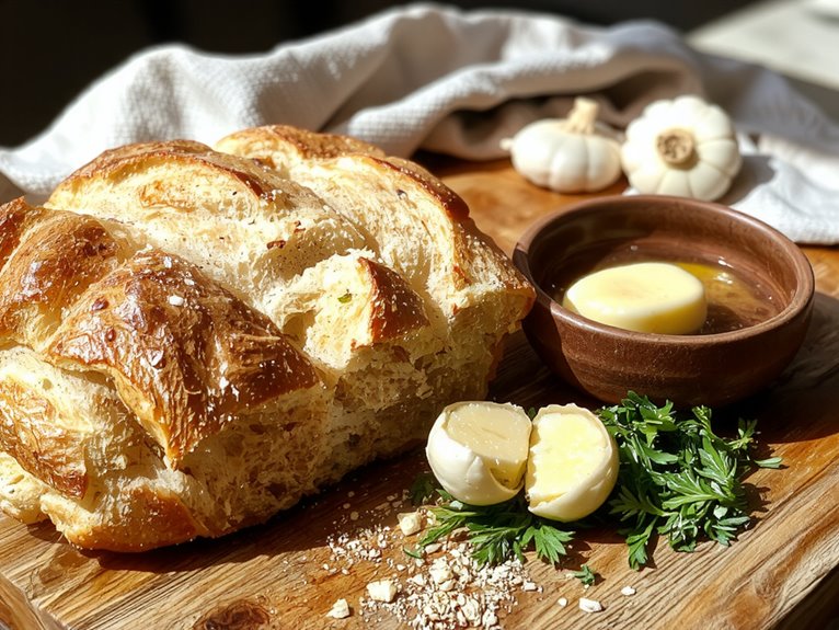 buttery garlic bread recipe