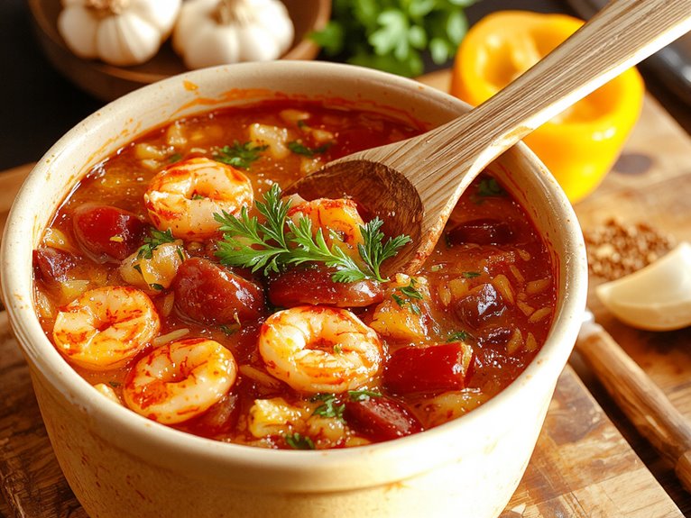 cajun spiced one pot meal