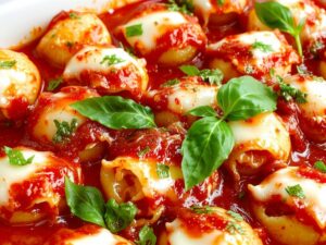 cheesy italian pasta dish