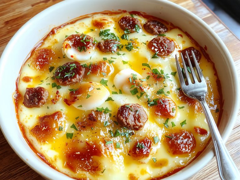 cheesy sausage breakfast casserole