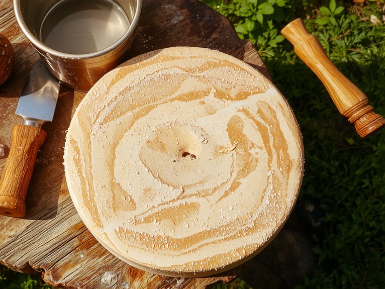 crafting stone tool prep