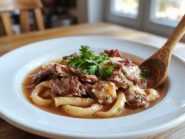 creamy beef mushroom sauce