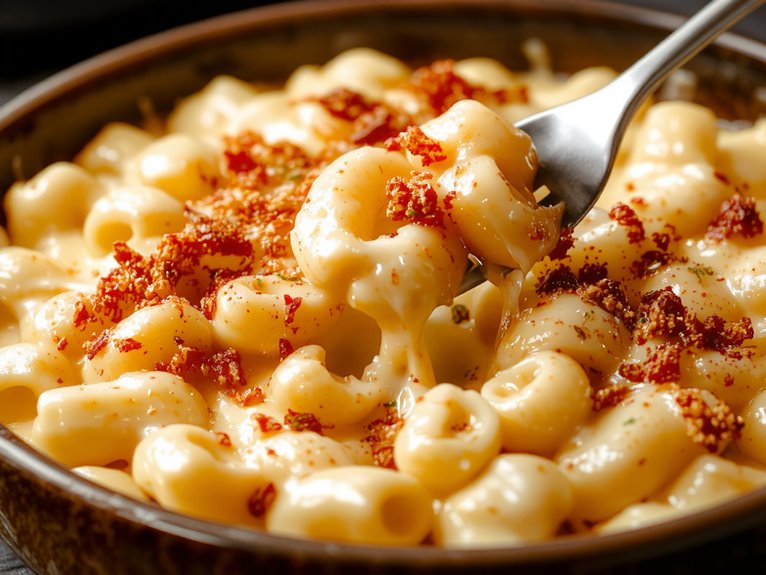 creamy cheese pasta dish