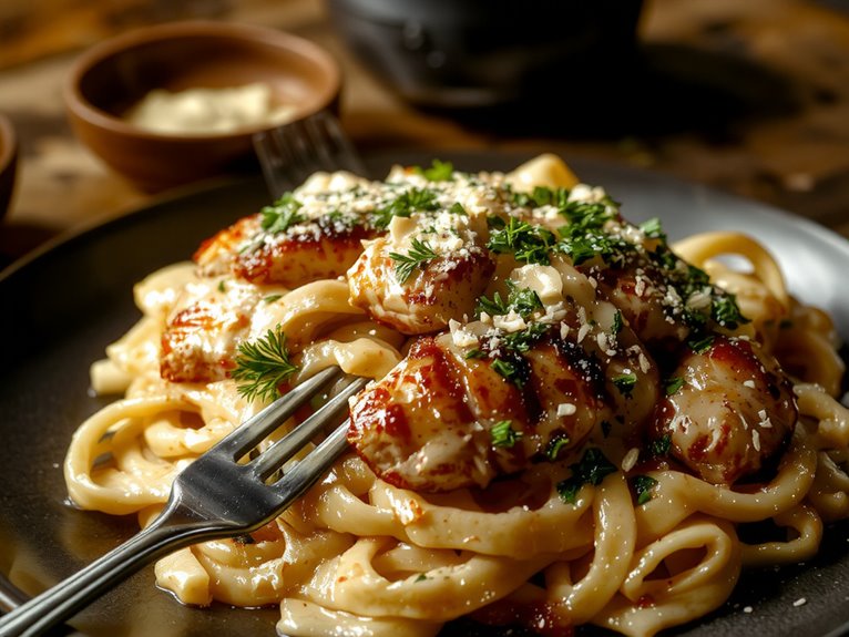 creamy chicken alfredo recipe