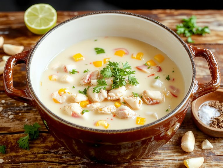 creamy chicken bean chili