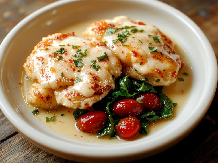 creamy chicken pasta dish