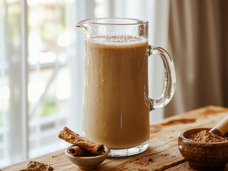 creamy cinnamon rice drink