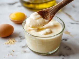 creamy egg based condiment