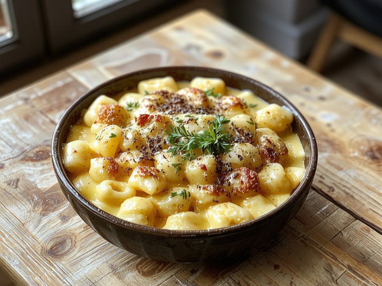 creamy homemade macaroni cheese