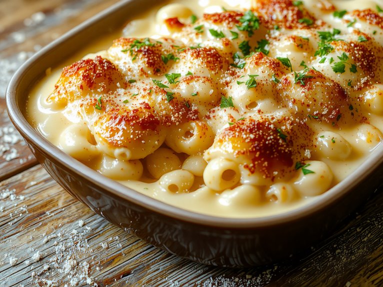 creamy homemade macaroni cheese