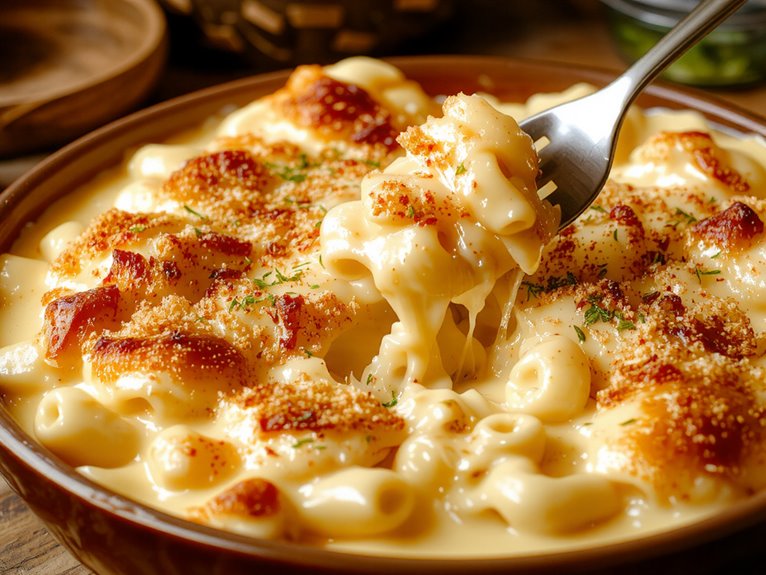 creamy homemade macaroni cheese