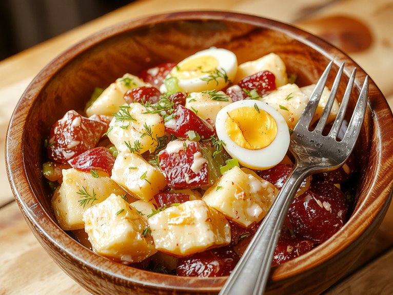 creamy homemade potato salad