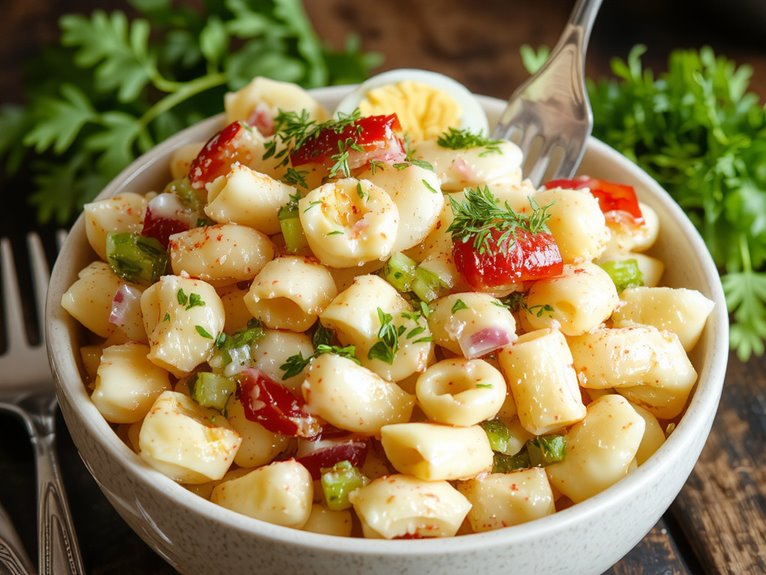 creamy macaroni salad recipe