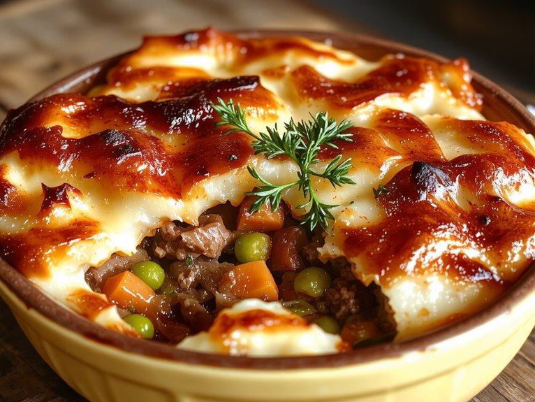 creamy mashed potato topping