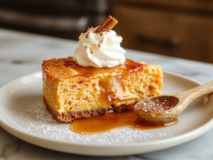 creamy spiced pumpkin dessert