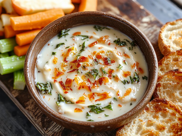 creamy spinach dip recipe