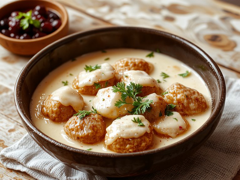 creamy swedish meatball recipe