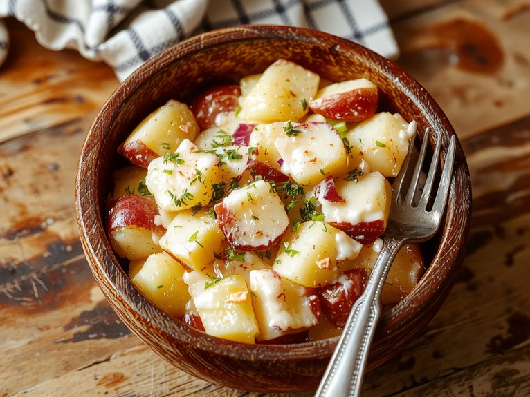 creamy tangy potato salad