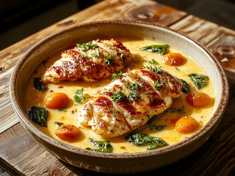 creamy tuscan chicken delight