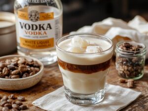 creamy vodka coffee drink