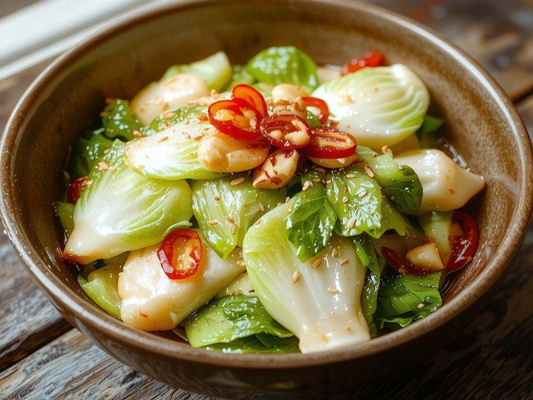 crisp bok choy stir fry