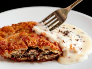 crispy breaded beef cutlets