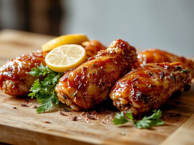 crispy flavorful homemade wings