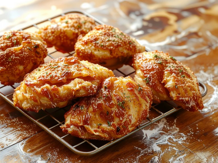 crispy juicy fried chicken