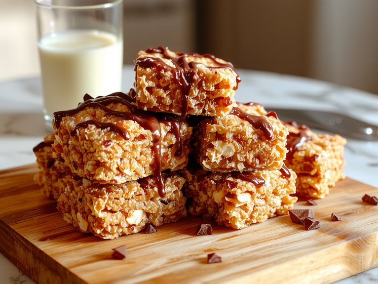 crispy marshmallow butter squares