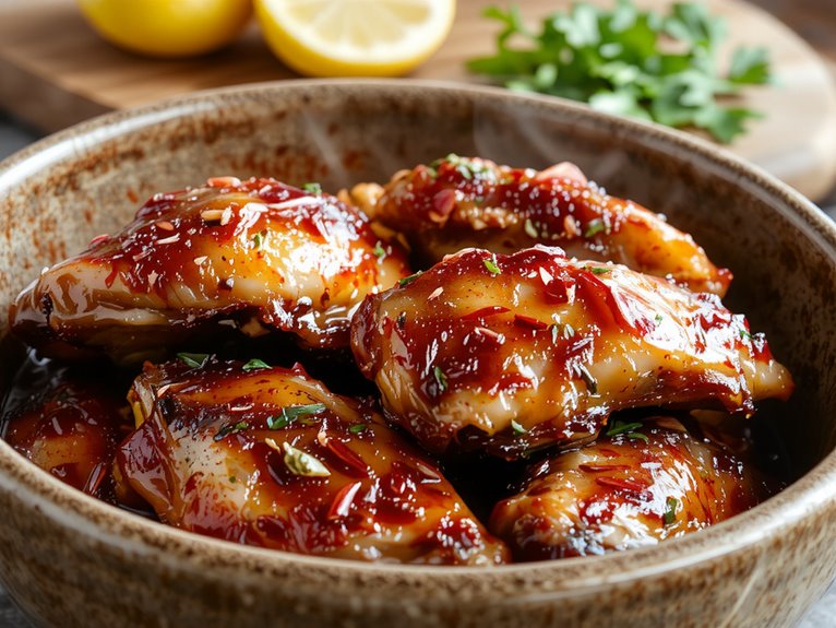 crispy seasoned chicken wings