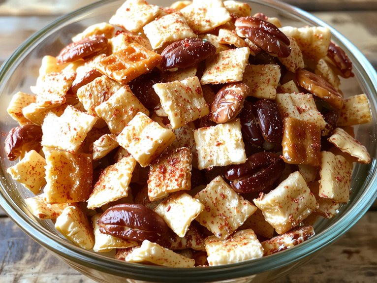 crunchy savory party snack