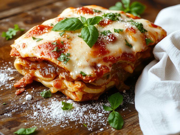 delicious baked spaghetti creation