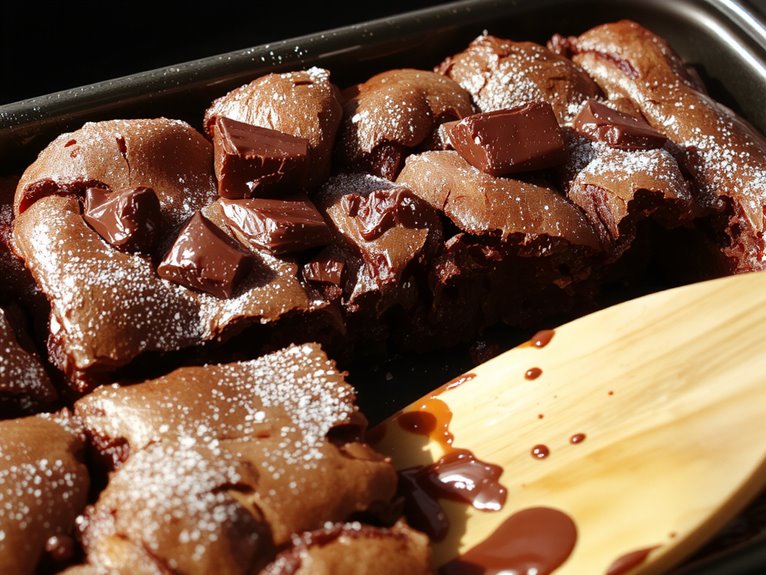 delicious homemade chocolate brownies