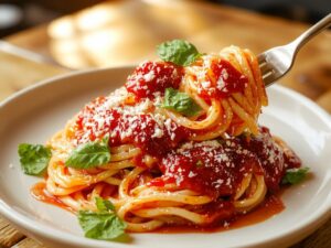 delicious homemade pasta creation