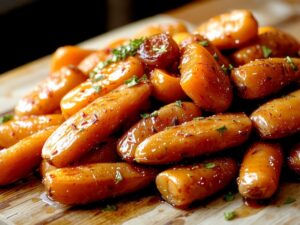 delicious oven roasted carrot dish
