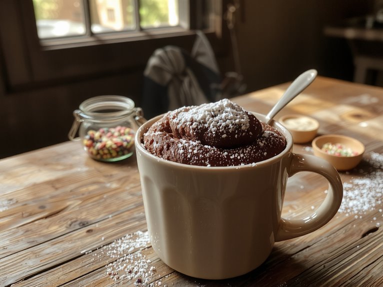 easy chocolate microwave dessert