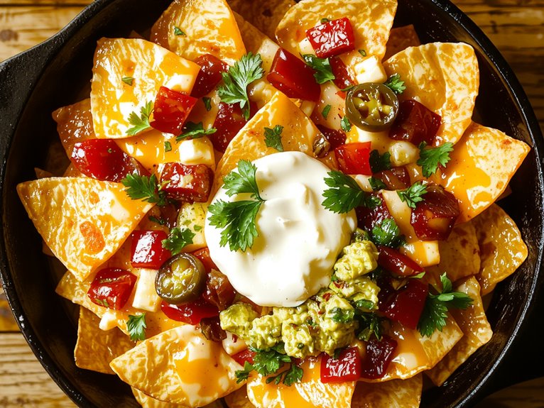 easy homemade cheesy nachos