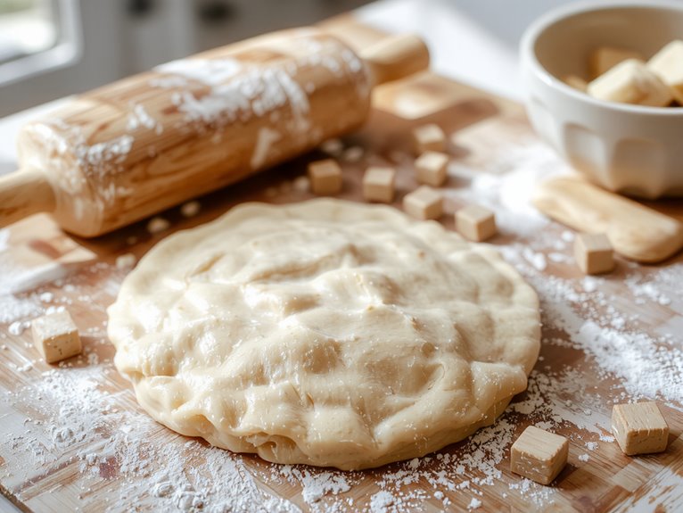flaky buttery pastry dough