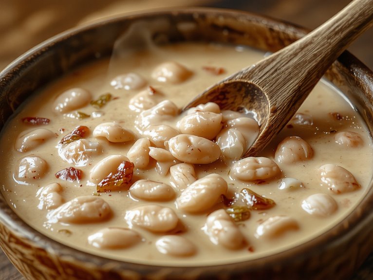 flavorful creamy bean dish
