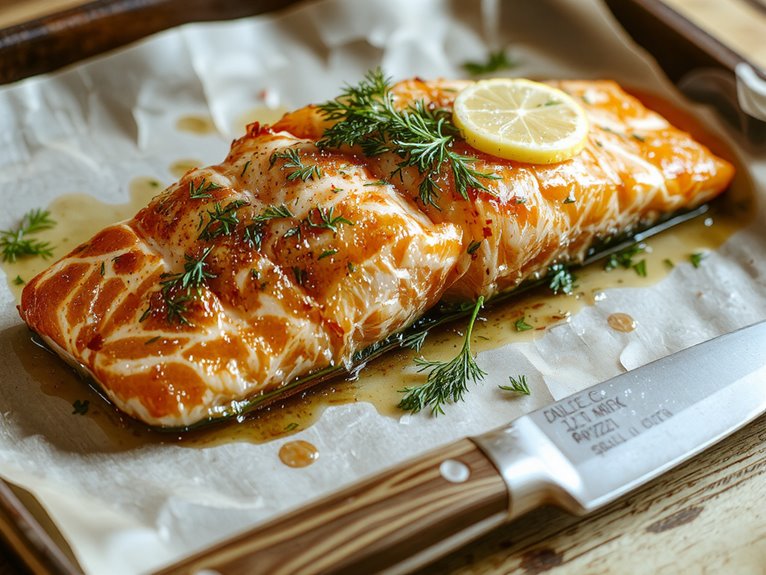 flavorful oven baked salmon