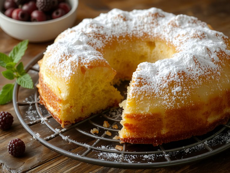 fluffy egg white cake