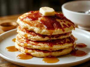 fluffy homemade pancake recipe