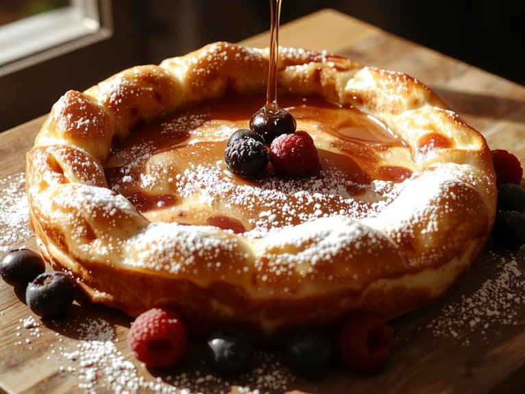 fluffy oven baked pancake