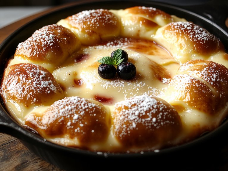 fluffy oven baked pancake
