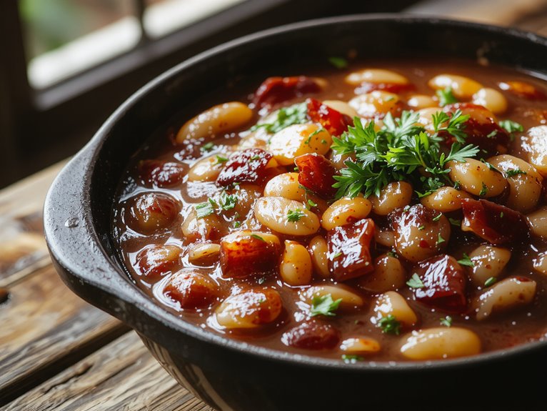 hearty homemade baked beans